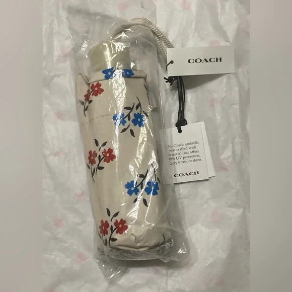 Reduced! NWT Coach Floral Mini Umbrella ☂️